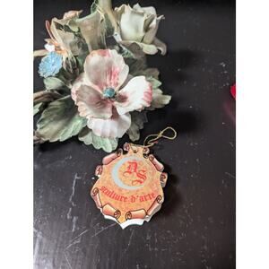 Capodemonte candlestick - slight damage